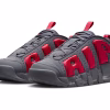 Nike Air More Uptempo Low Dark Grey Light Crimson