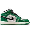 Air Jordan 1 Mid Pine Green Black White